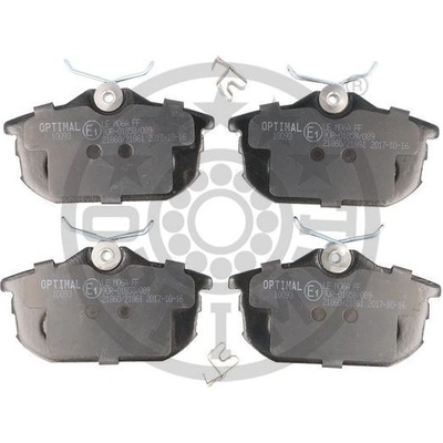 Sada brzdových destiček, kotoučová brzda OPTIMAL BP-10093