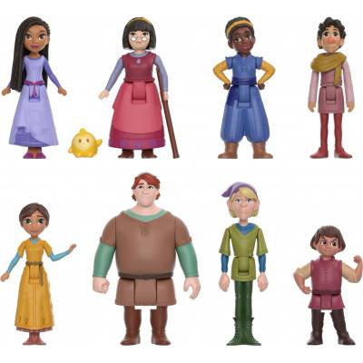 Mattel Disney Princess Přání Sada 8 ks mini panenek