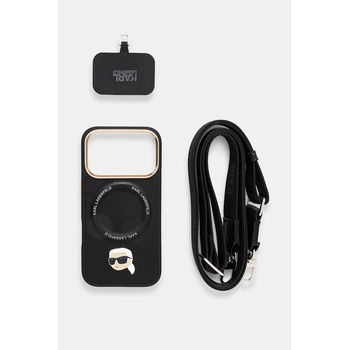 KARL LAGERFELD Кейс за телефон Karl Lagerfeld iPhone 17 Pro (KLHMP17LPCRLRKLK)