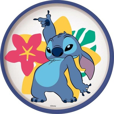 STOR TALÍŘ S PROTISKLUZOVÝM DNEM STITCH 19,5X2,5CM,PLAS_hamashop