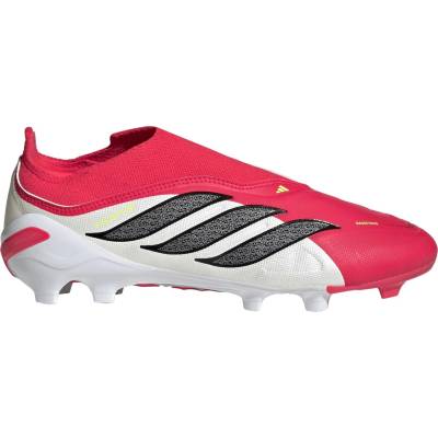 Adidas Детски футболни бутонки Adidas Kids adidas Predator League Laceless Firm Ground Football Boots - Red/Blk/White