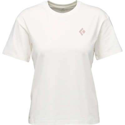 Black Diamond Дамска тениска Black Diamond Women's Heritage Badge S/S Tee T-shirt - Off White (916-3681-0212)