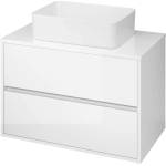 Cersanit Crea - Шкаф за мивка, 53x79x45 см, 2 чекмеджета, бял S924-005 (S924-005)