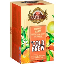 Basilur Cold Brew Orange Mango ovocný čaj 20 vrecúšok
