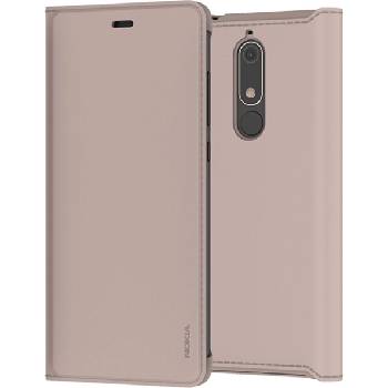 Nokia Калъф за телефон nokia 5.1 cp-307 flip cover cream (mo-no-ta60 - cp-307)