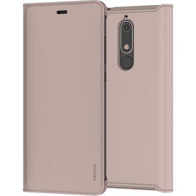 Nokia Калъф за телефон nokia 5.1 cp-307 flip cover cream (mo-no-ta60 - cp-307)