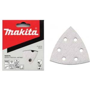 Makita Шлайф хартия MAKITA Velcro 94x94x94 мм 6 отвора K320, 10 бр. P-42765 (P-42765)
