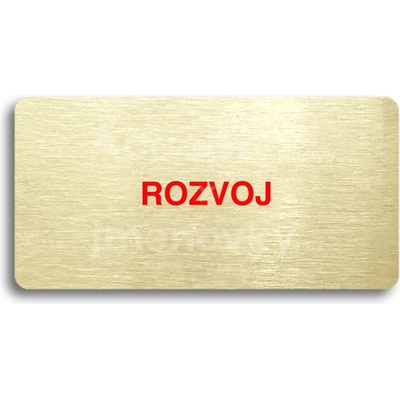 ACCEPT Piktogram ROZVOJ - zlatá tabulka - barevný tisk bez rámečku