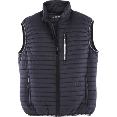 Terrax Workwear Pánska prešívaná vesta TX30449 Black Anthracite