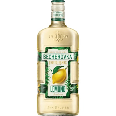 Becherovka Lemond 20% 1 l (holá láhev)
