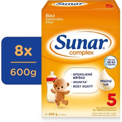 Sunar complex 5 8 x 600 g