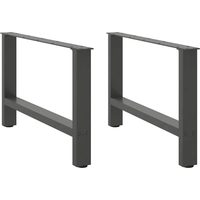 Omaxi 312297 Nohy konferenčního stolku antracitové 2 ks 70 x 42-43 cm ocelové – Sleviste.cz