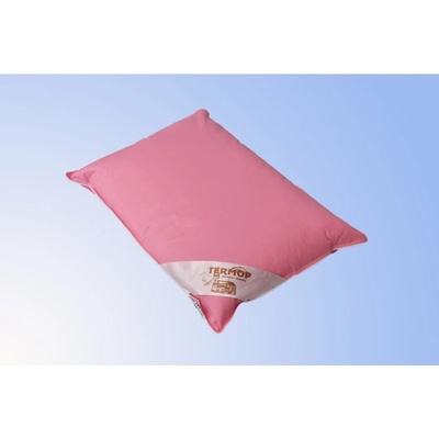 Termop vankúš Classic ružový perie/páper 70x90