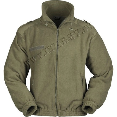 Francúzka Fleece Oliv zelená