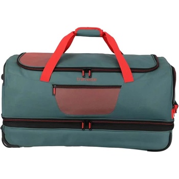 TRAVELITE Сак Travelite Basics 70cm Wheeled Duffle bag - Green (Green / Orange)