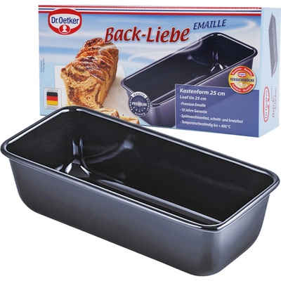 DR.OETKER Forma na biskupský chlieb BACK LIEBE 25x11xv.7,5cm smalt