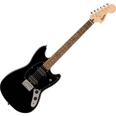 Squier Sonic Mustang HH LRL Black Електрическа китара
