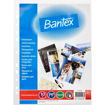 Bantex A4 silné kapsy na foto 10x15 cm 10 ks – Hledejceny.cz