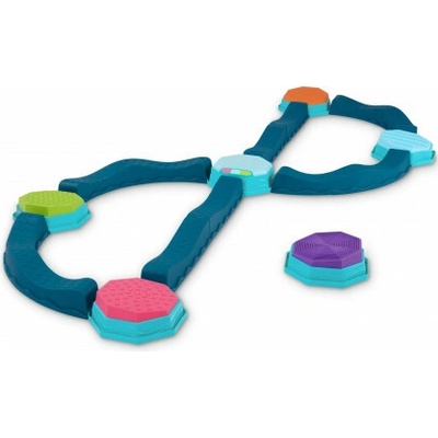 B Toys Prekážková dráha so stupienkami hudobná Balance & Groove