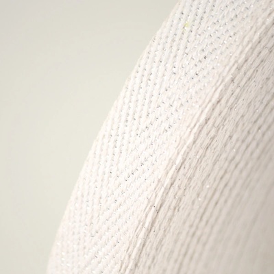 Takoy Bavlněná keprovka s lurexem 1,5 cm stříbrná – Zboží Dáma