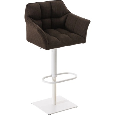 Design-Shop Damas W1 biely rám / Hnedá