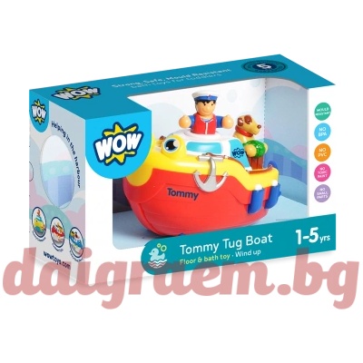 WOW Toys Спасителната лодка на Томи wow 04000z (wowt04000z)