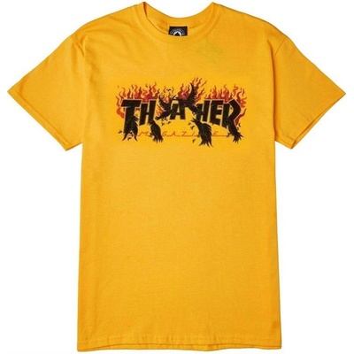 Thrasher tričko Crows gold