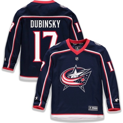 Fanatics Branded Detský Dres #17 Brandon Dubinsky Columbus Blue Jackets Replica Home Jersey