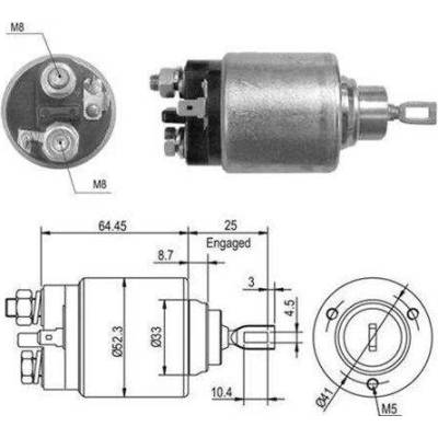 Elektromagnetický spínač, startér MAGNETI MARELLI 940113050012