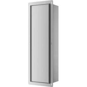 BALNEO Вградена ниша за WC четка и тоалетна хартия Balneo Wall Box L Tiles, ляво отваряне, за облицовка с плочки, 68 см (B0401060105-02)