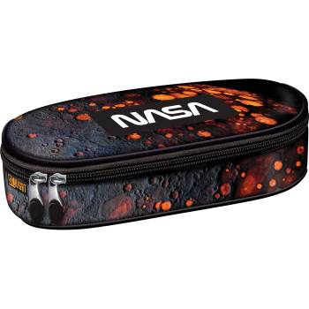 ST.RIGHT Овален ученически несесер St. Right NASA - Red Planet, с 1 цип (PC01)