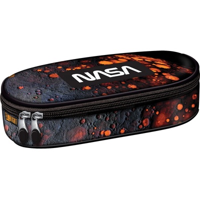 ST.RIGHT Овален ученически несесер St. Right NASA - Red Planet, с 1 цип (PC01)