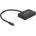 Delock Сплитер от mini Dsplay Port 1.2 мъжко към 2 x Display Port 4K женско (DELOCK-87695)