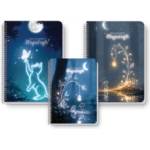 Black and White Тетрадка със спирала Magical Night А4 80л на редове