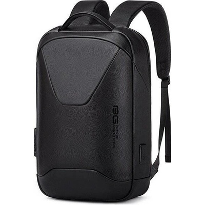 BANGE kožený Business s USB + zámek Helve Černý 23 l