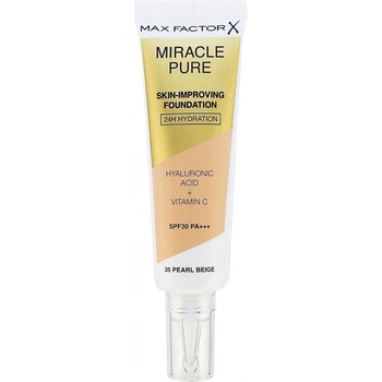 Max Factor Miracle Pure Skin dlhotrvajúci make-up SPF30 35 Pearl Beige 30 ml
