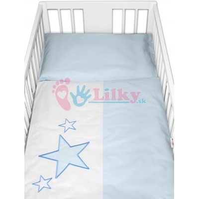 Baby Nellys obliečky Love Dreams modré 120x90 cm