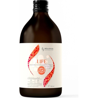 MikroVeda LIFE fermentované enzýmy s bylinkami 500 ml