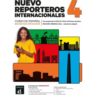 Nuevo Reporteros internacionales 4 (B1.2) – Edición híbrida Libro del alumno + Campus (12 meses)