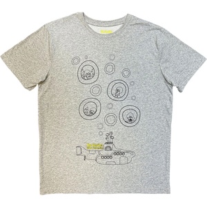 The Beatles Bubbles Heather Grey M Риза (BEATTEE56MG02)