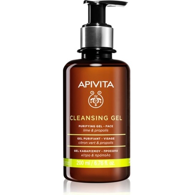 APIVITA Cleansing Gel for Oily Skin почистващ гел за смесена и мазна кожа 200ml