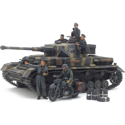 Tamiya German Panzer IV Ausf.G Early Motorcycle Set Eastern Front 1:35