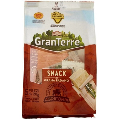 Agriform granterre grana padano snack 5 ks 100 g