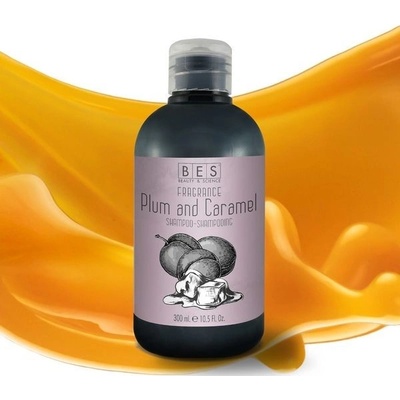 Bes Fragrance Plum and Caramel šampon na vlasy 300 ml