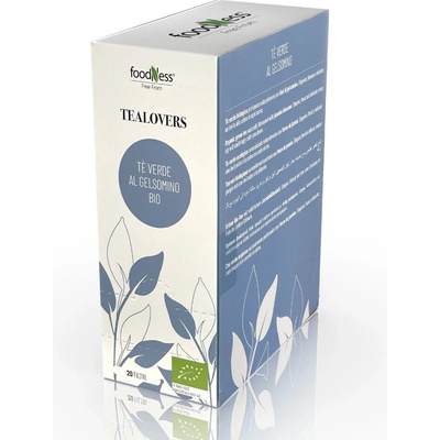 FoodNess Tealovers Zelený čaj s jazmínom 20 sáčkov 40 g