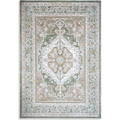 Takoy Koberec 80x150 cm olivově béžový s ornamentálním vzorem - ELORA 4-HF-489322 | 80 x 150 cm