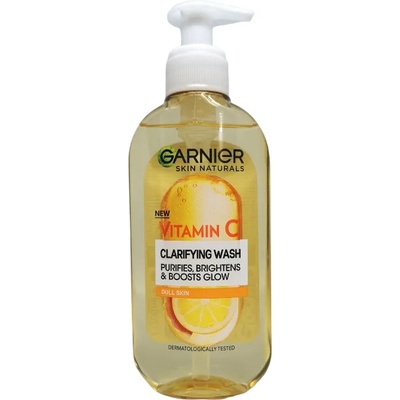 Garnier почистващ гел за лице, Vitamin C, 200мл