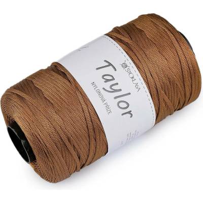 Nylonová pletací příze Taylor 250 g Varianta: 12 hnědá světlá, Balení: 1 ks 58990/151352/279729