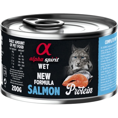 Alpha Spirit Cat Adult Salmon Protein 200 g
