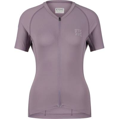 Stoic Дамска фланелка с къс ръкав за колоездене Stoic Women's DalslandSt. Gravel Jersey S/S Cycling jersey - Plum Grey - размер 3XL (156-3072-0217)